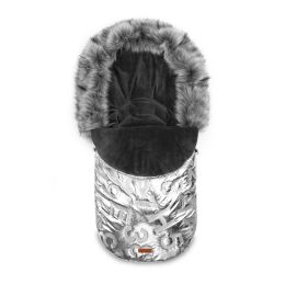 Šiltas miegmaišis - vokelis vežimėliui  "Combi" Black/Grey 