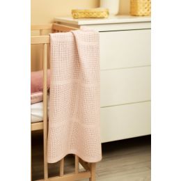 Bērnu sedziņa "Lulu light pink" 95x95 cm