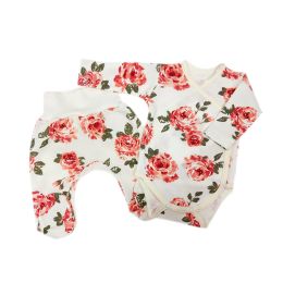 Bērnu komplektiņš no 2 daļam "Big roses ecru"
