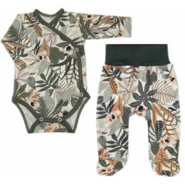 Bērnu komplektiņš no 2 daļam "Tropics khaki"  