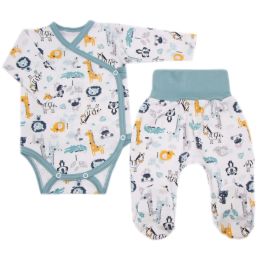 Bērnu komplektiņš no 2 daļam "Animals mint"