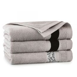 Dvielis (Ēģiptes kokvilnas) "Mufasa" 130X70 cm pelēks