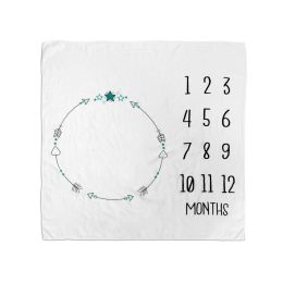 Muslina autiņi (foto fons) mazuļiem "Months" 120x120cm