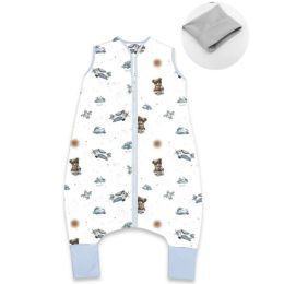 Guļammaiss zīdainim  "Teddy aviator blue" ar kājām 2-2.5 TOG