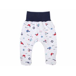 Zīdaiņu bikses "Crabs navy " , ar kājām 