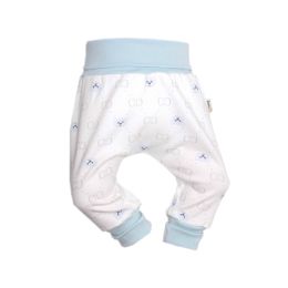 Zīdaiņu bikses "Bear glamour mint" balts