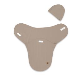 Autiņš - kokons jaundzimušajam Leo interlock soft mokka