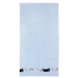 Dvielis (Ēģiptes kokvilnas)  "Mufasa" zils