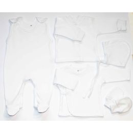 Bērnu komplektiņš no 5 daļam "Blank white" 
