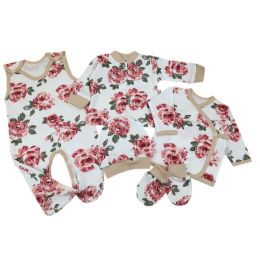 Bērnu komplektiņš no 5 daļam "Roses" beige