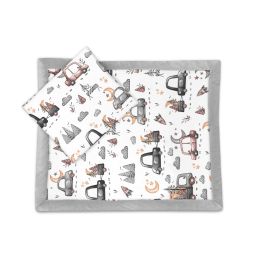 Bērnu pleds un spilvens  "On road grey" 