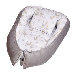 Bērnu ligzdiņa "Golden goose grey"