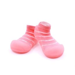 Mazuļu pirmās kurpes Attipas "See though" pink