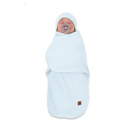Autiņš - kokons jaundzimušajam Leo interlock soft BABY BLUE