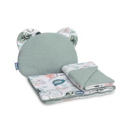 Komplekts "Natural lilia" pleds 56x76 cm un spilvens 36x28 cm