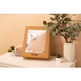 Muslīna un kokvilnas pleds un spilvens zīdainim "Wolf"