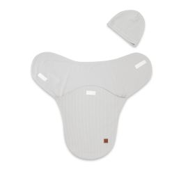 Autiņš - kokons jaundzimušajam Leo interlock soft pelēks