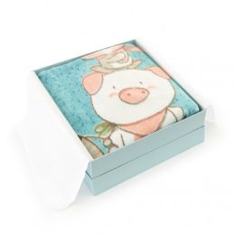 Bērnu kokvilnas velūra pleds  "Friends" 80x100 cm 