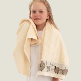 Dvielis bērniem (Ēģiptes kokvilnas) "Sheep" -reljefs aitas apdruka