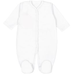 Zīdaiņu kokvilnas rāpulītis ar piedurknēm "Blank" 