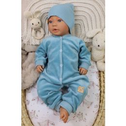 Zīdaiņu rāpulītis ar piedurknēm  "Velour iceberg"  