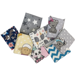 Flaneļa autiņš ūdens necaurlaidīgi 45x55cm (izvēlēties zīmējumu)