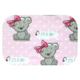 Flaneļa autiņš ūdens necaurlaidīgi Maxi 45x115cm  "It's a girl"