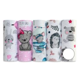 Flaneļa autiņu komplekts "Girl" 