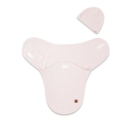 Autiņš - kokons jaundzimušajam Leo interlock soft pink
