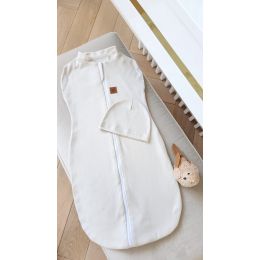 Autiņš - kokons jaundzimušajam Teddy interlock super soft ecru