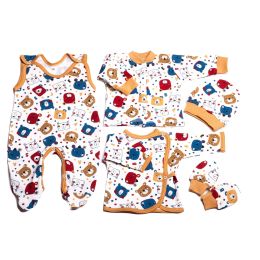 Bērnu komplektiņš no 5 daļam "Teddy beige"