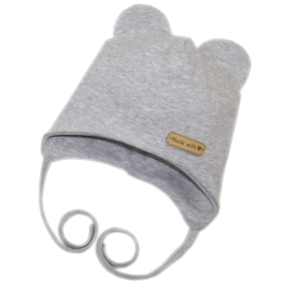 Zīdaiņu cepurīte "Love" -Grey