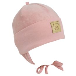 Zīdaiņu cepurīte "Love" - Powder pink